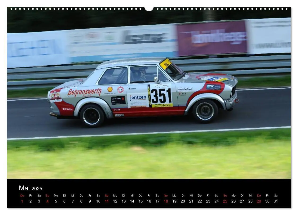 Bild: 9783435631094 | Bergrennen im Opel (Wandkalender 2025 DIN A2 quer), CALVENDO...