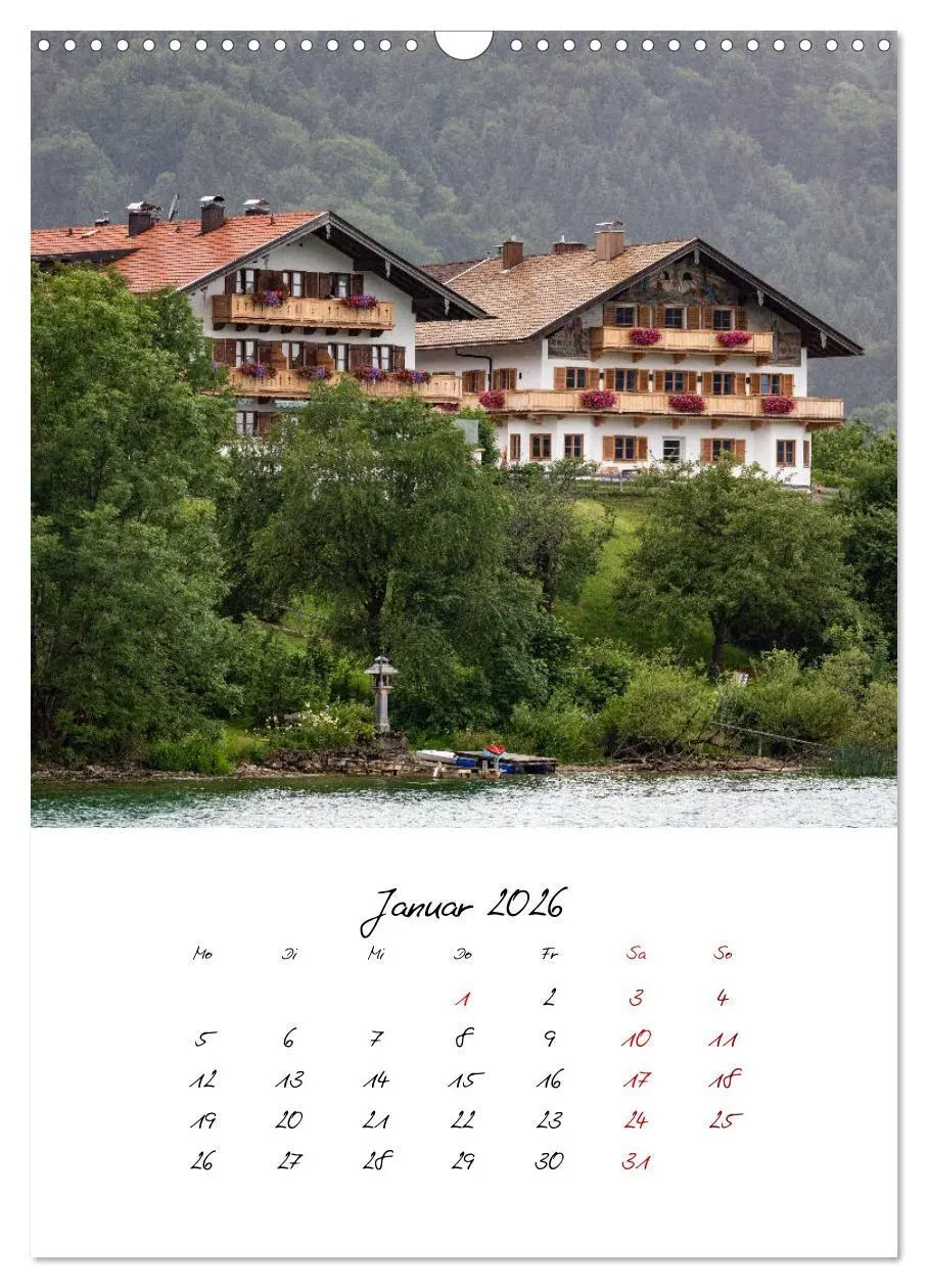 Bild: 9783516741094 | Tegernsee - Im Herz der Natur (Wandkalender 2026 DIN A3 hoch),...