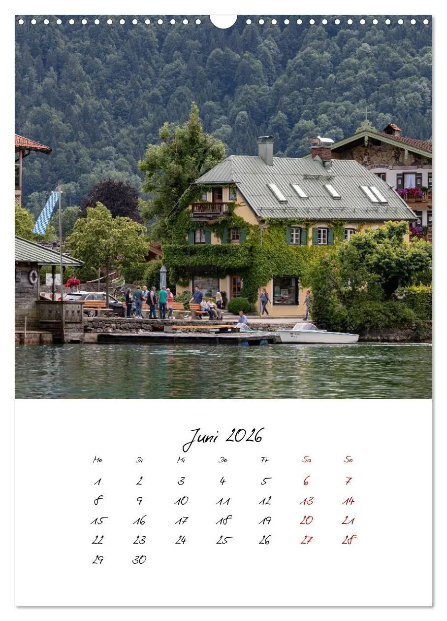 Bild: 9783516741094 | Tegernsee - Im Herz der Natur (Wandkalender 2026 DIN A3 hoch),...