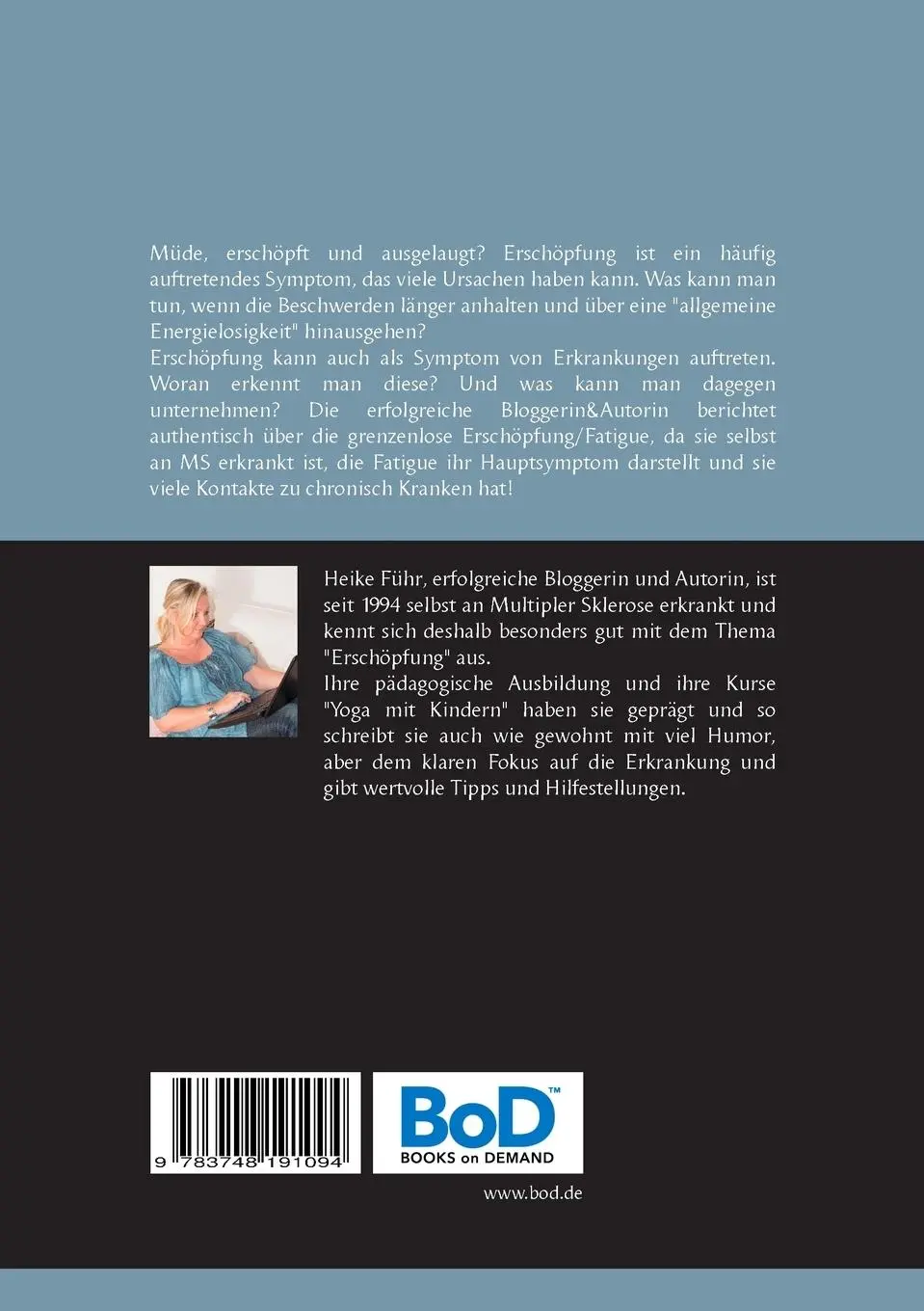 Rückseite: 9783748191094 | Erschöpfung: Mit der Kraft am Ende Chronisches Erschöpfungssyndrom,...