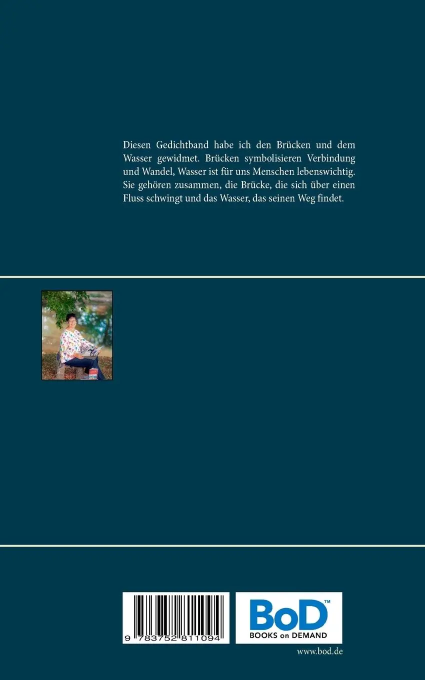 Rückseite: 9783752811094 | Gedichte Brücken und Wasserspiele | Heike Boeke | Taschenbuch | 48 S.