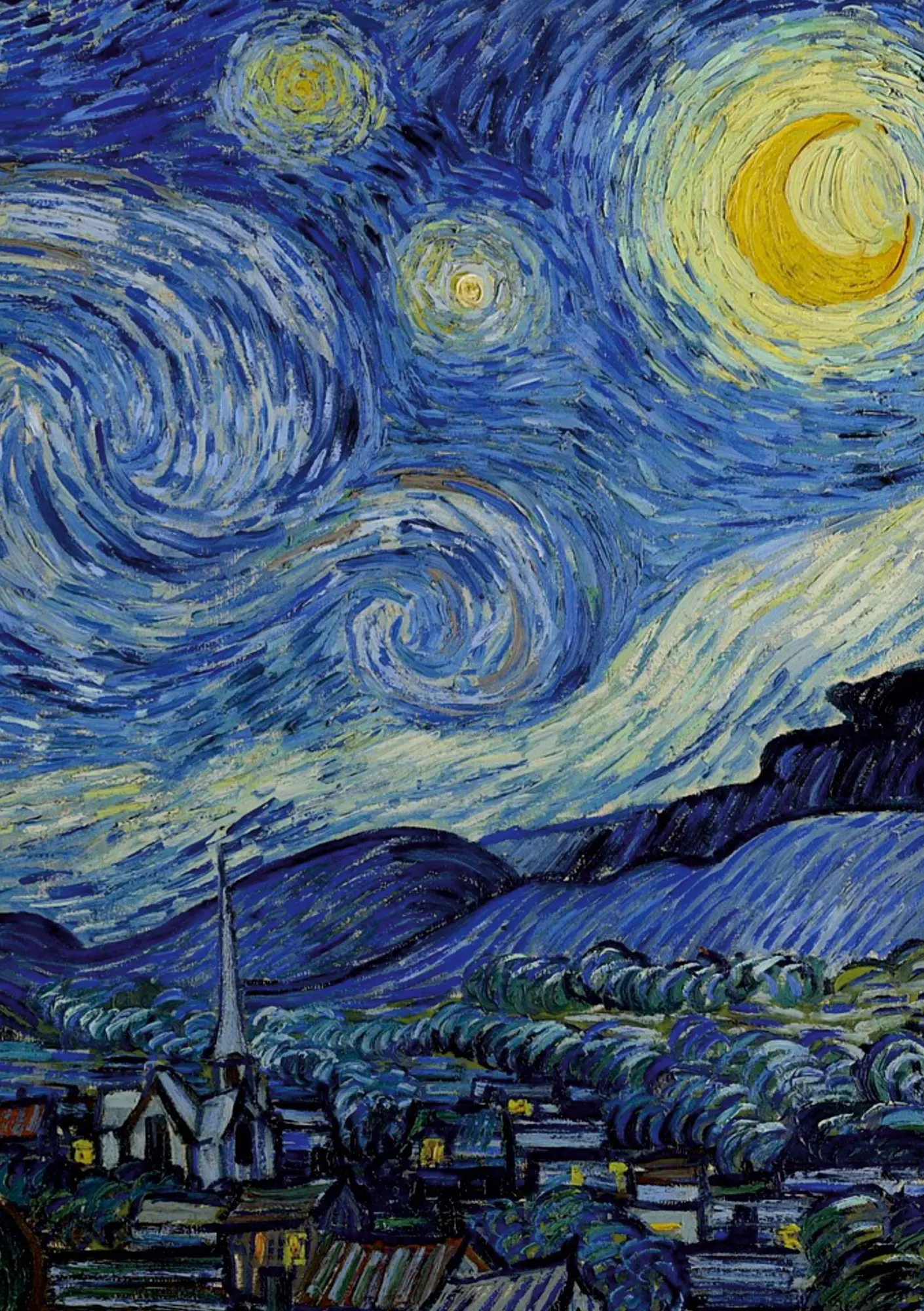 Cover: 9783753801094 | Vincent van Gogh 'Sternennacht' Notizbuch A5 kariert - 100 Seiten...