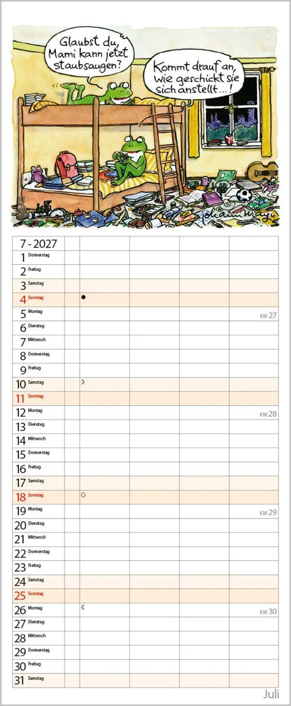 Bild: 9783819301094 | Tierisches Familienglück 2027 | Verlag Korsch | Kalender | 14 S.