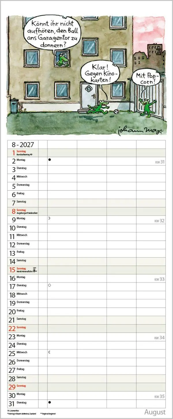 Bild: 9783819301094 | Tierisches Familienglück 2027 | Verlag Korsch | Kalender | 14 S.