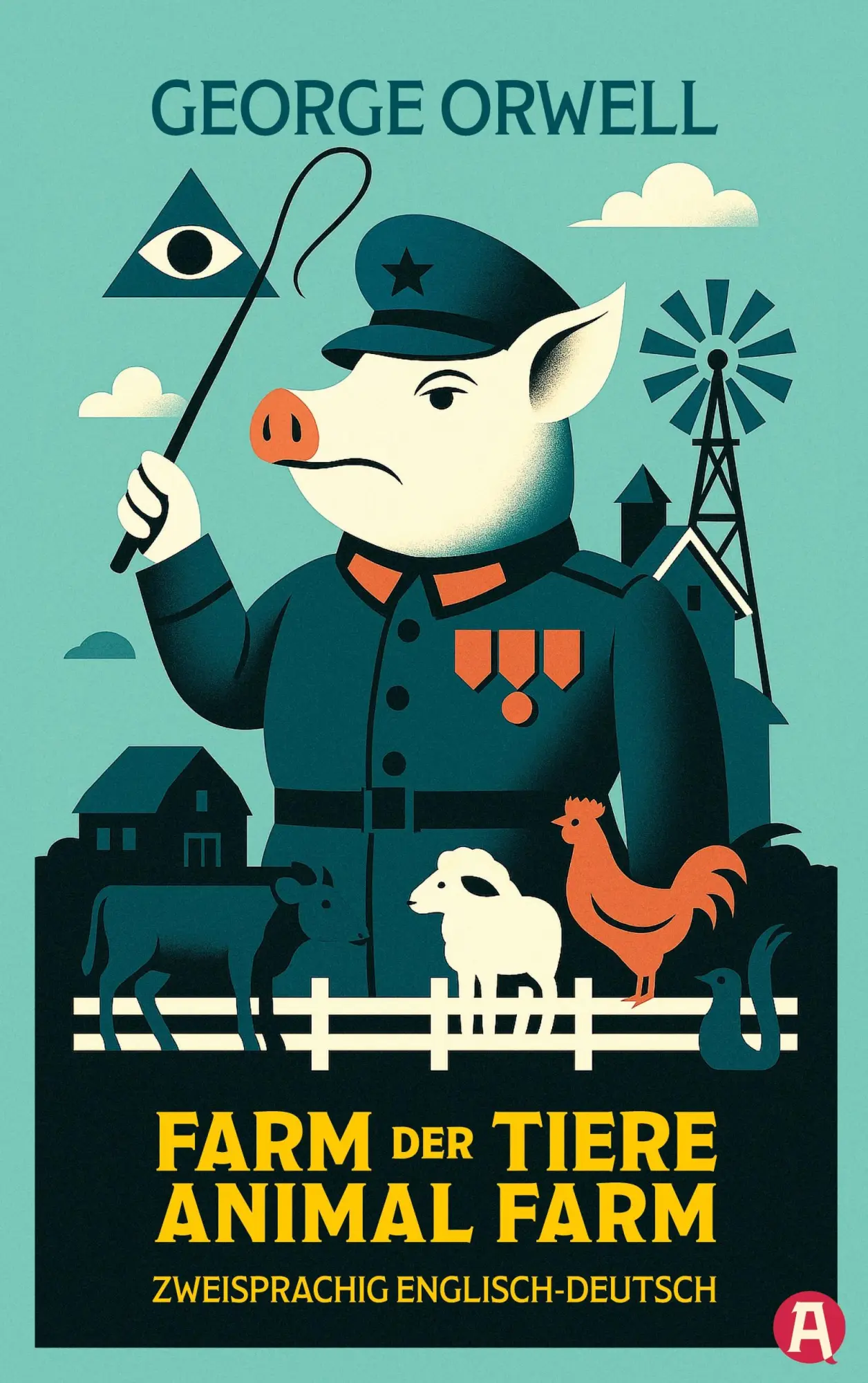 Cover: 9783965451094 | Farm der Tiere / Animal Farm. George Orwell. Zweisprachig...