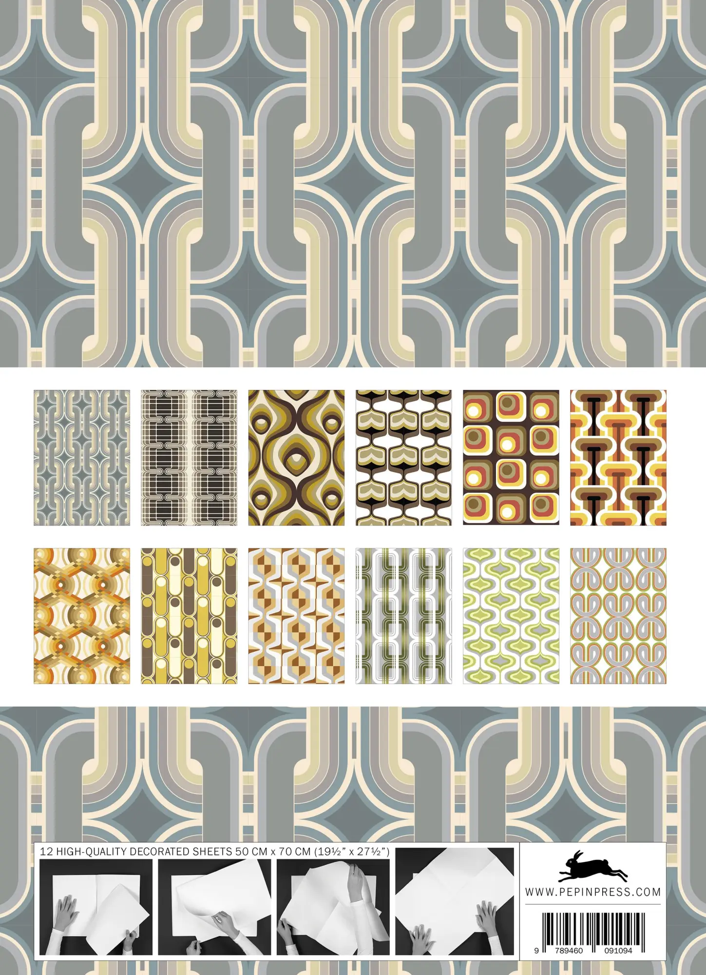 Bild: 9789460091094 | 1970s Design | Gift &amp; Creative Paper Book Vol. 96 | Pepin Van Roojen