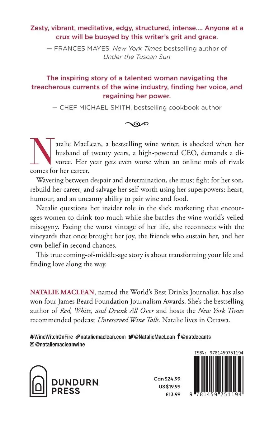 Rückseite: 9781459751194 | Wine Witch on Fire | Natalie Maclean | Taschenbuch | Englisch | 2023