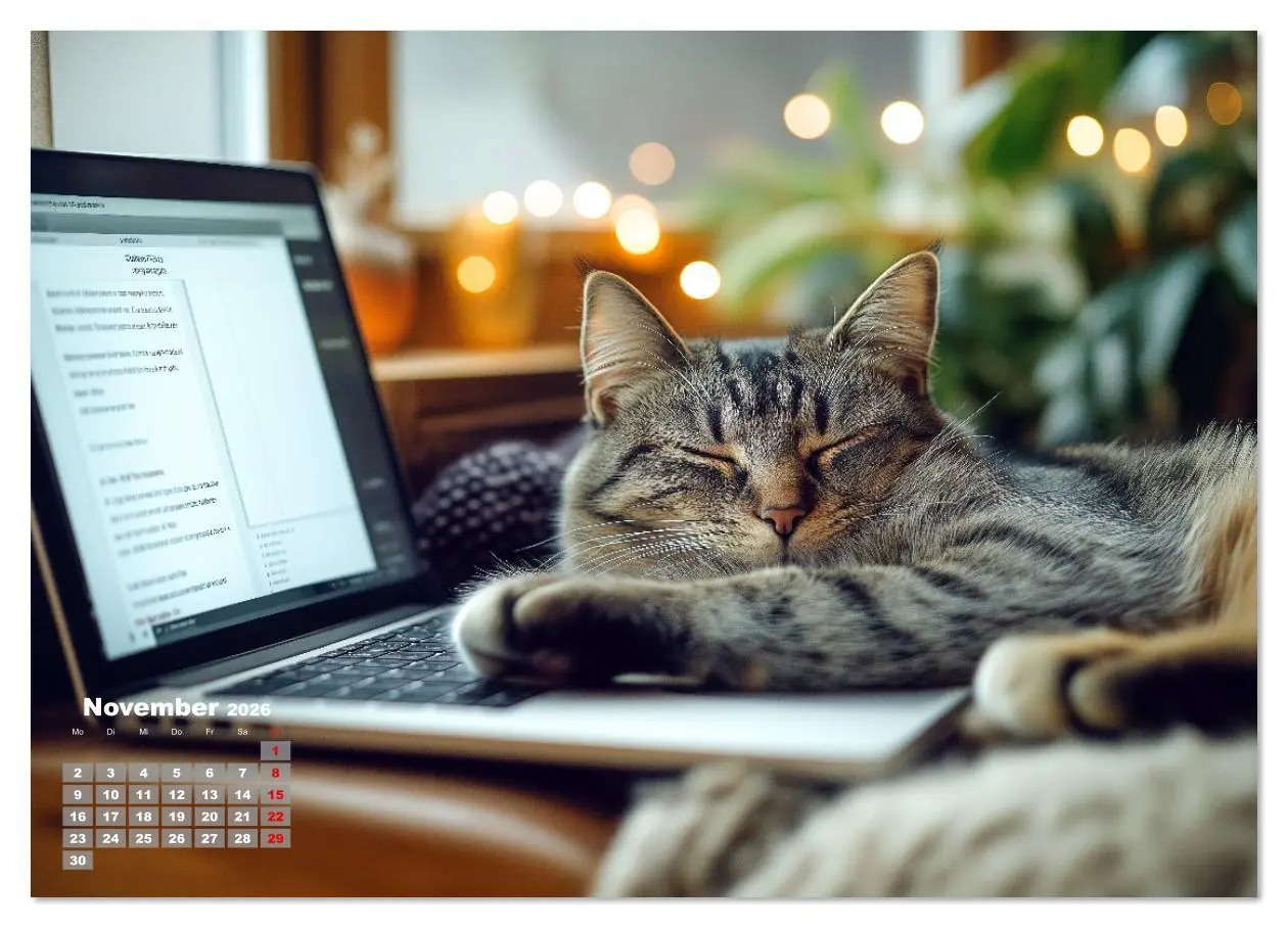Bild: 9783457331194 | Momente eines Katzenbesitzers - Chaos der Samtpfoten (Wandkalender...