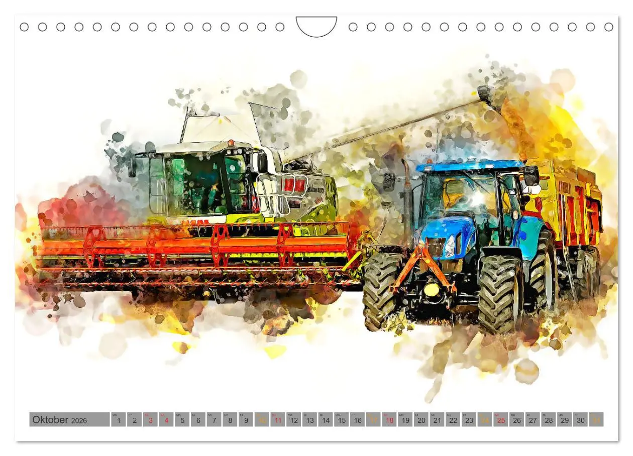 Bild: 9783457641194 | Landwirtschaft - Gigantisch (Wandkalender 2026 DIN A4 quer),...