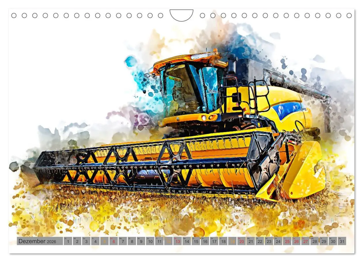 Bild: 9783457641194 | Landwirtschaft - Gigantisch (Wandkalender 2026 DIN A4 quer),...