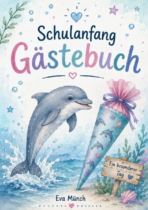 Cover: 9783565481194 | Gästebuch Schulanfang Thema Delphin | Eva Münch | Taschenbuch | 108 S.
