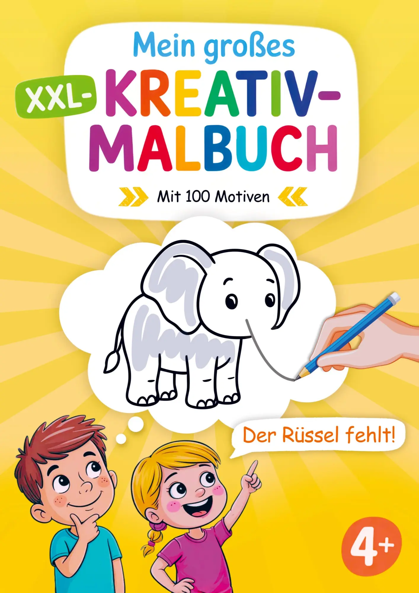Cover: 9783988761194 | Mein großes XXL-Kreativmalbuch für Kinder ab 4 Jahren | Verlag | Buch