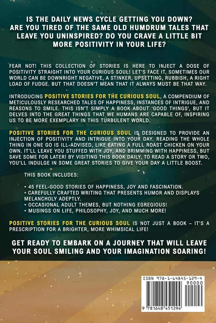 Rückseite: 9781648451294 | Positive Stories for the Curious Soul | Charlie Miller | Taschenbuch
