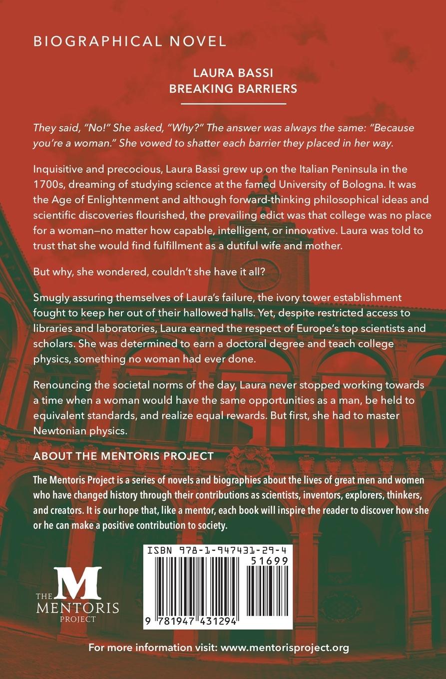 Rückseite: 9781947431294 | Breaking Barriers | A Novel Based on the Life of Laura Bassi | Selbo