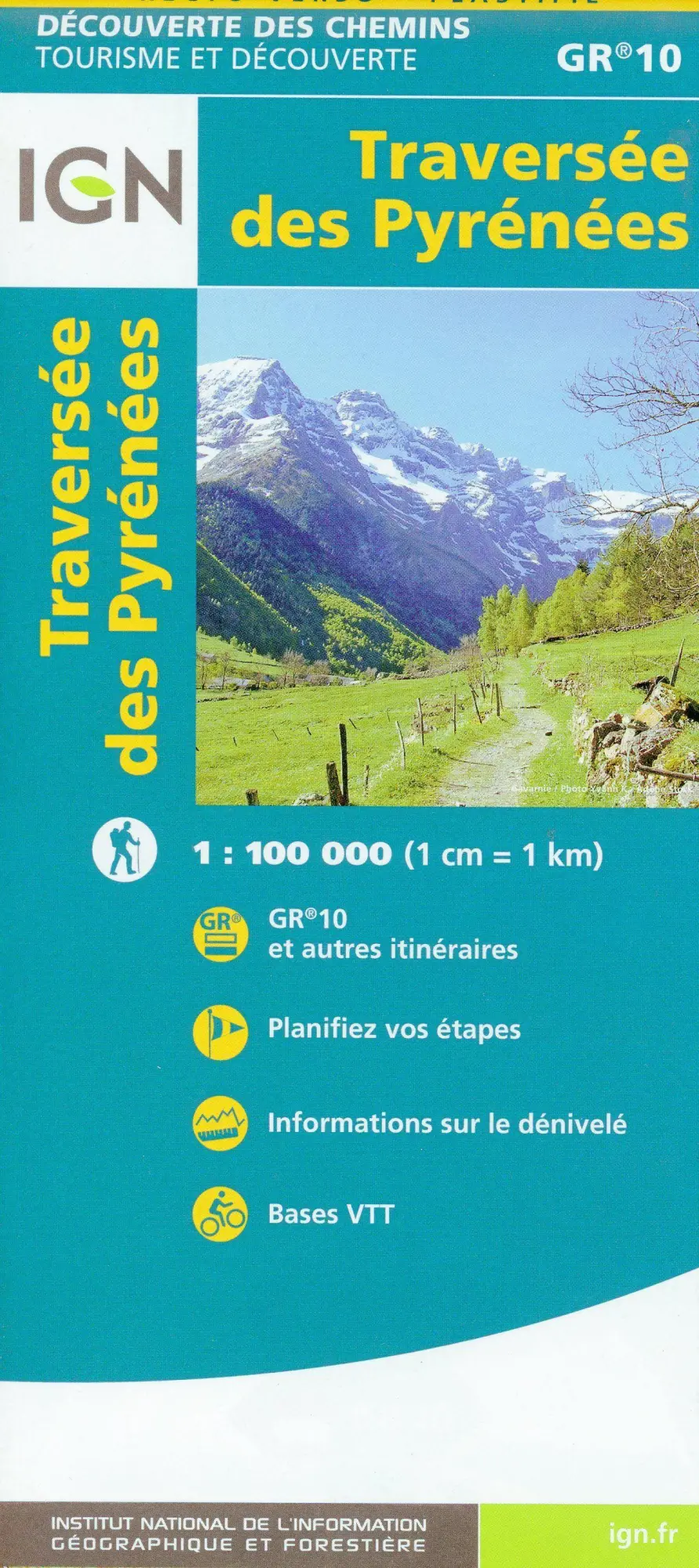 Cover: 9782758551294 | Traversee des Pyrenées 1:110 000 | 1:110000 | (Land-)Karte | 2021