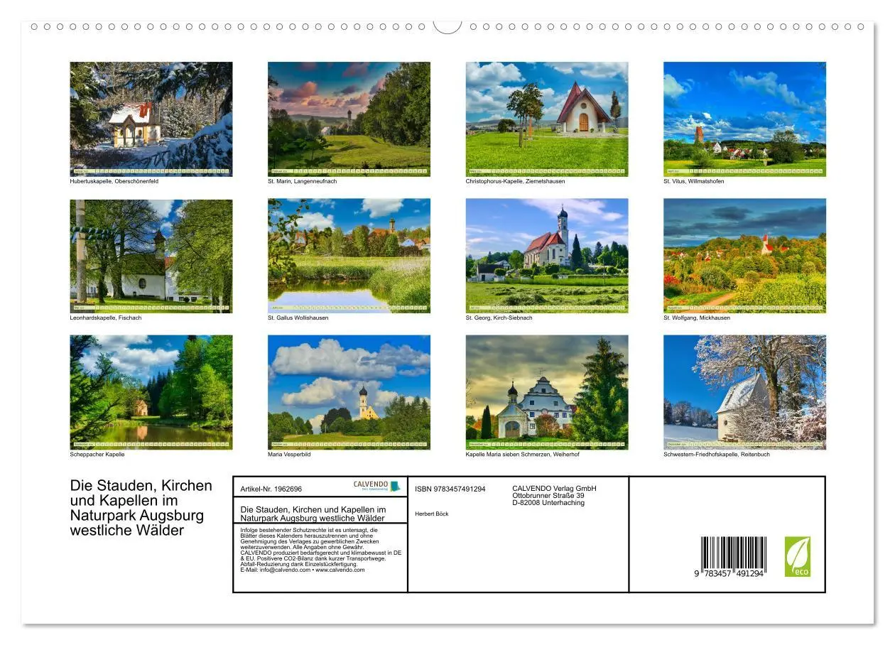 Bild: 9783457491294 | Die Stauden, Kirchen und Kapellen im Naturpark Augsburg westliche...