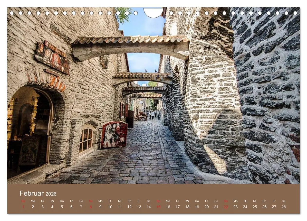 Bild: 9783516031294 | Tallinn - Streifzug durch die Altstadt (Wandkalender 2026 DIN A4...