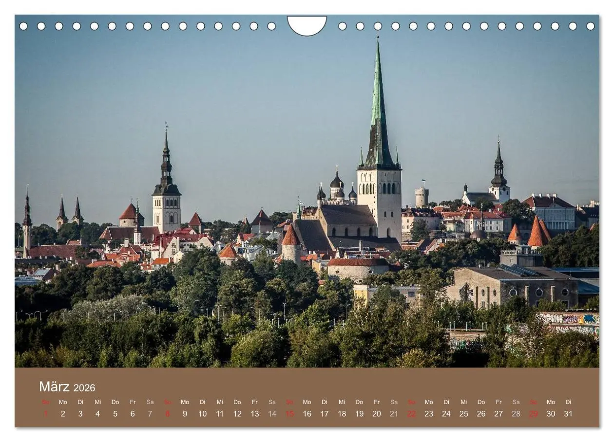 Bild: 9783516031294 | Tallinn - Streifzug durch die Altstadt (Wandkalender 2026 DIN A4...