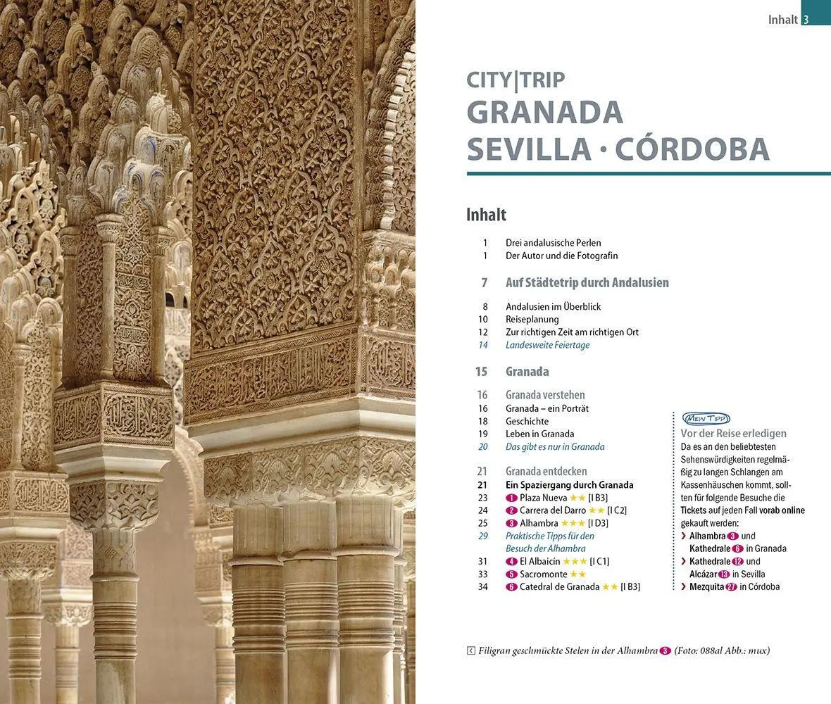 Bild: 9783831781294 | Reise Know-How CityTrip Granada, Sevilla, Córdoba | Hans-Jürgen Fründt
