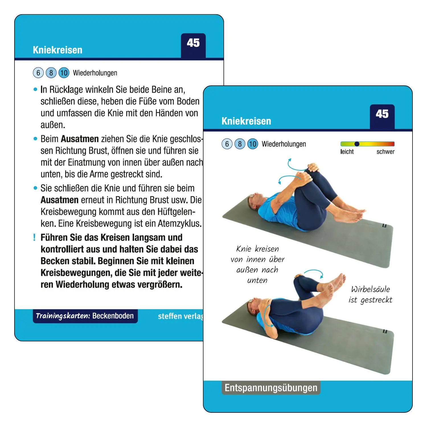 Bild: 9783957991294 | Trainingskarten Beckenboden | Ronald Thomschke (u. a.) | Taschenbuch