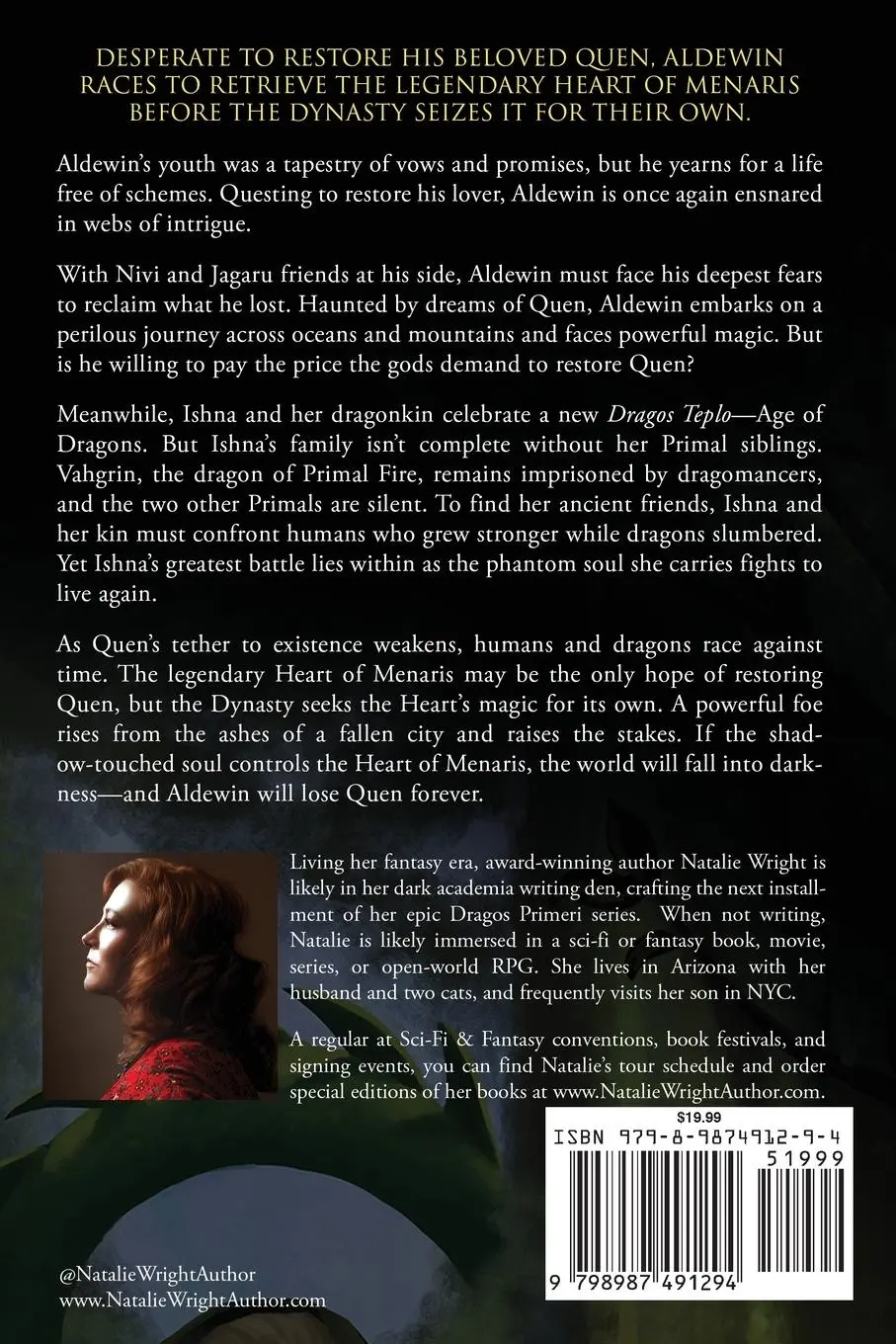 Rückseite: 9798987491294 | The Spring Dragon | Natalie Wright | Taschenbuch | Englisch | 2025