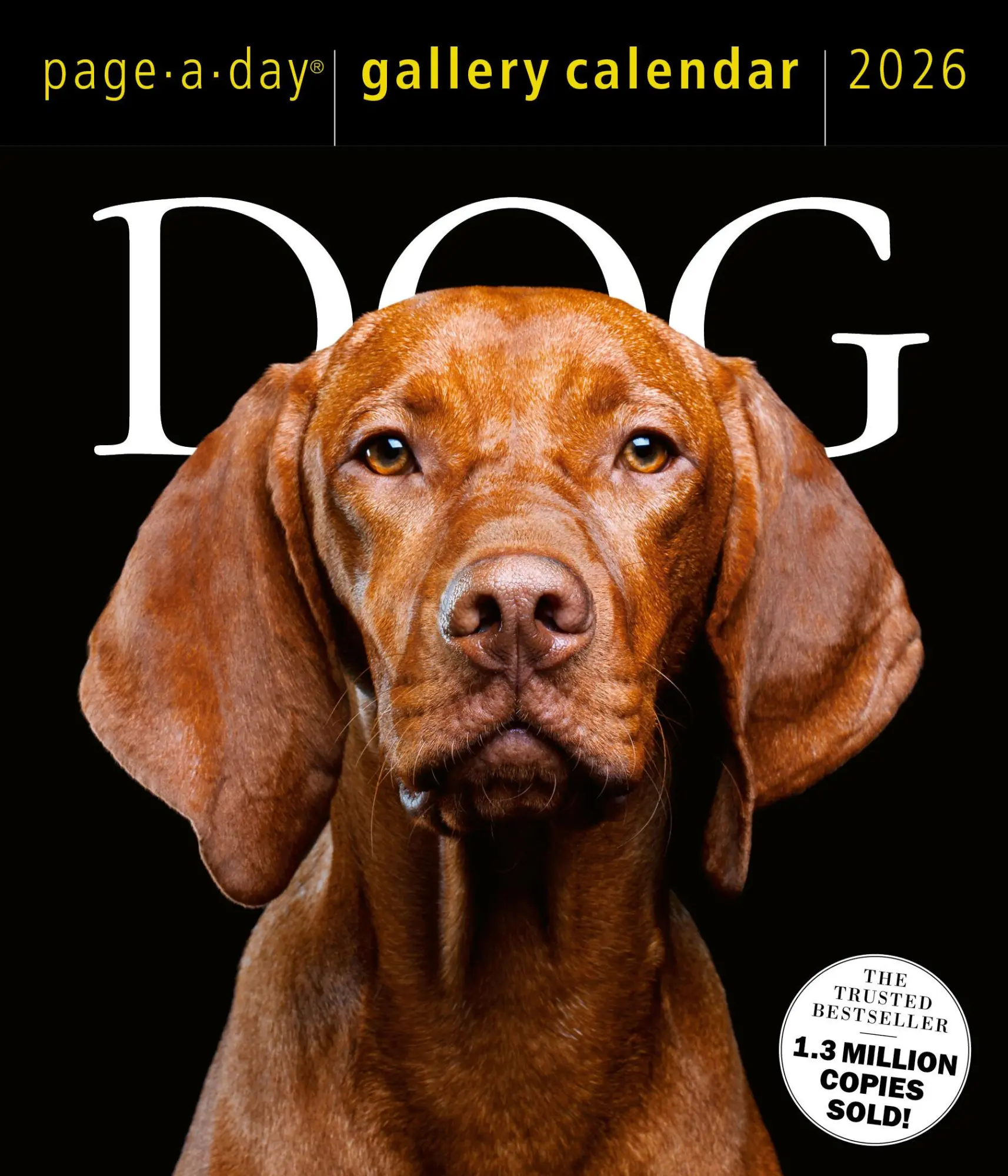 Cover: 9781523531394 | Dog Page-A-Day® Gallery Calendar 2026 | An Elegant Canine Celebration