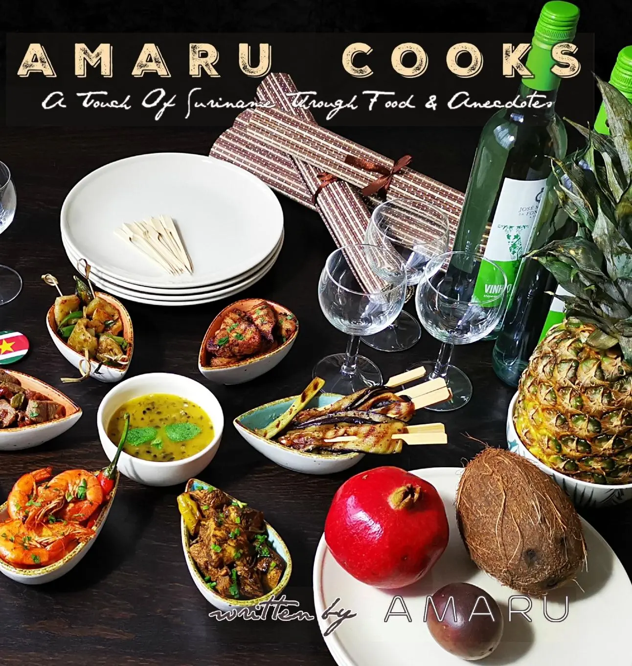 Cover: 9781716511394 | AMARU COOKS | A Touch Of Suriname Through Food &amp; Anecdotes | Amaru