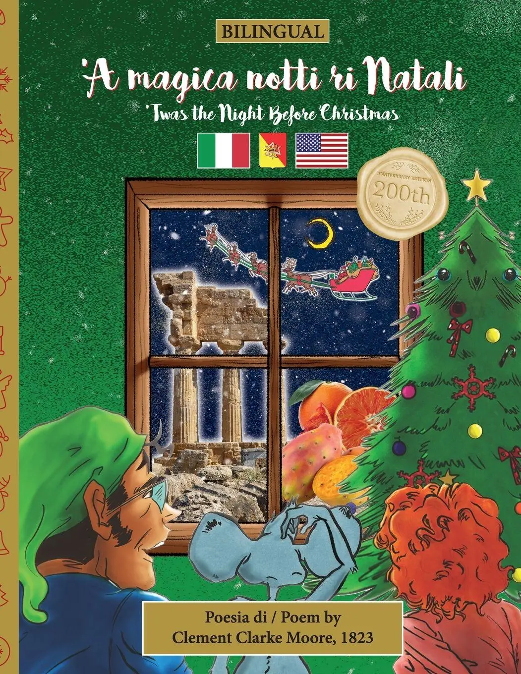 Cover: 9781953501394 | BILINGUAL 'Twas the Night Before Christmas - 200th Anniversary Edition