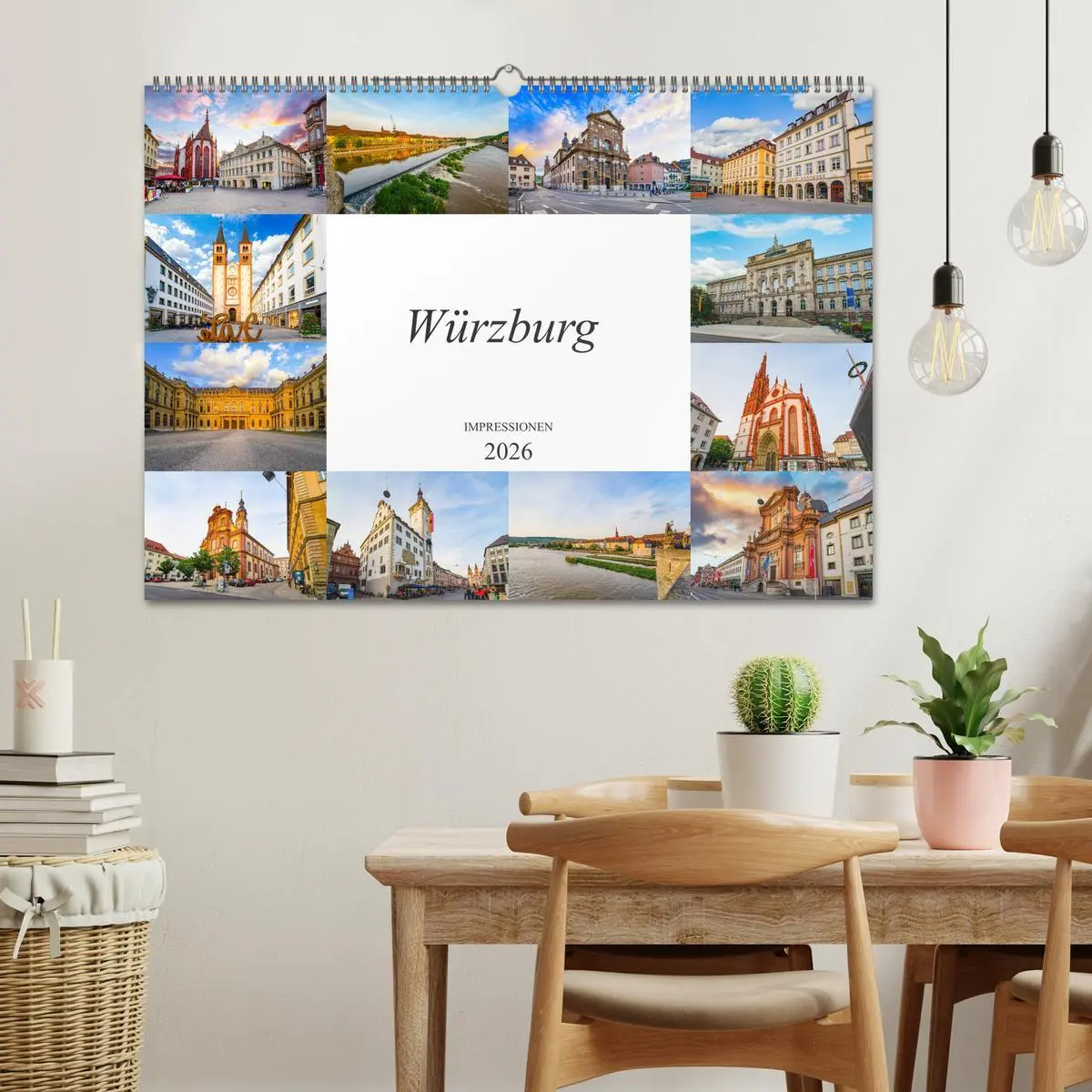 Bild: 9783457791394 | Würzburg Impressionen (Wandkalender 2026 DIN A2 quer), CALVENDO...