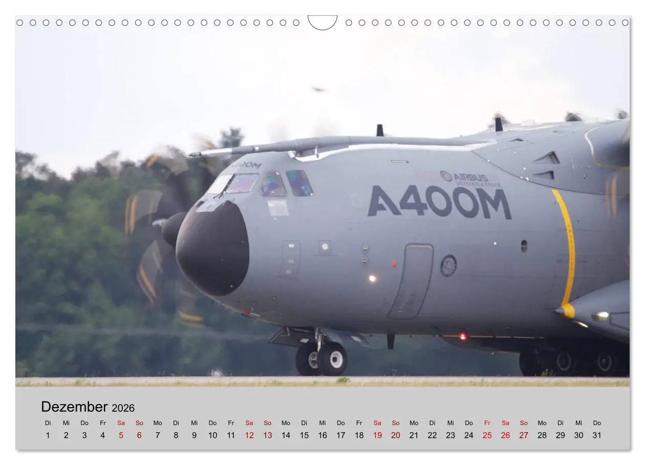 Bild: 9783457861394 | Transportflugzeug Airbus A400M Atlas (Wandkalender 2026 DIN A3...