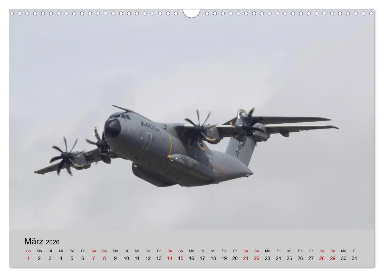 Bild: 9783457861394 | Transportflugzeug Airbus A400M Atlas (Wandkalender 2026 DIN A3...