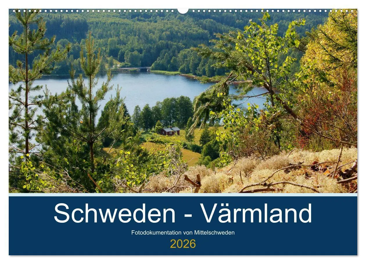 Cover: 9783457931394 | Schweden - Värmland (Wandkalender 2026 DIN A2 quer), CALVENDO...