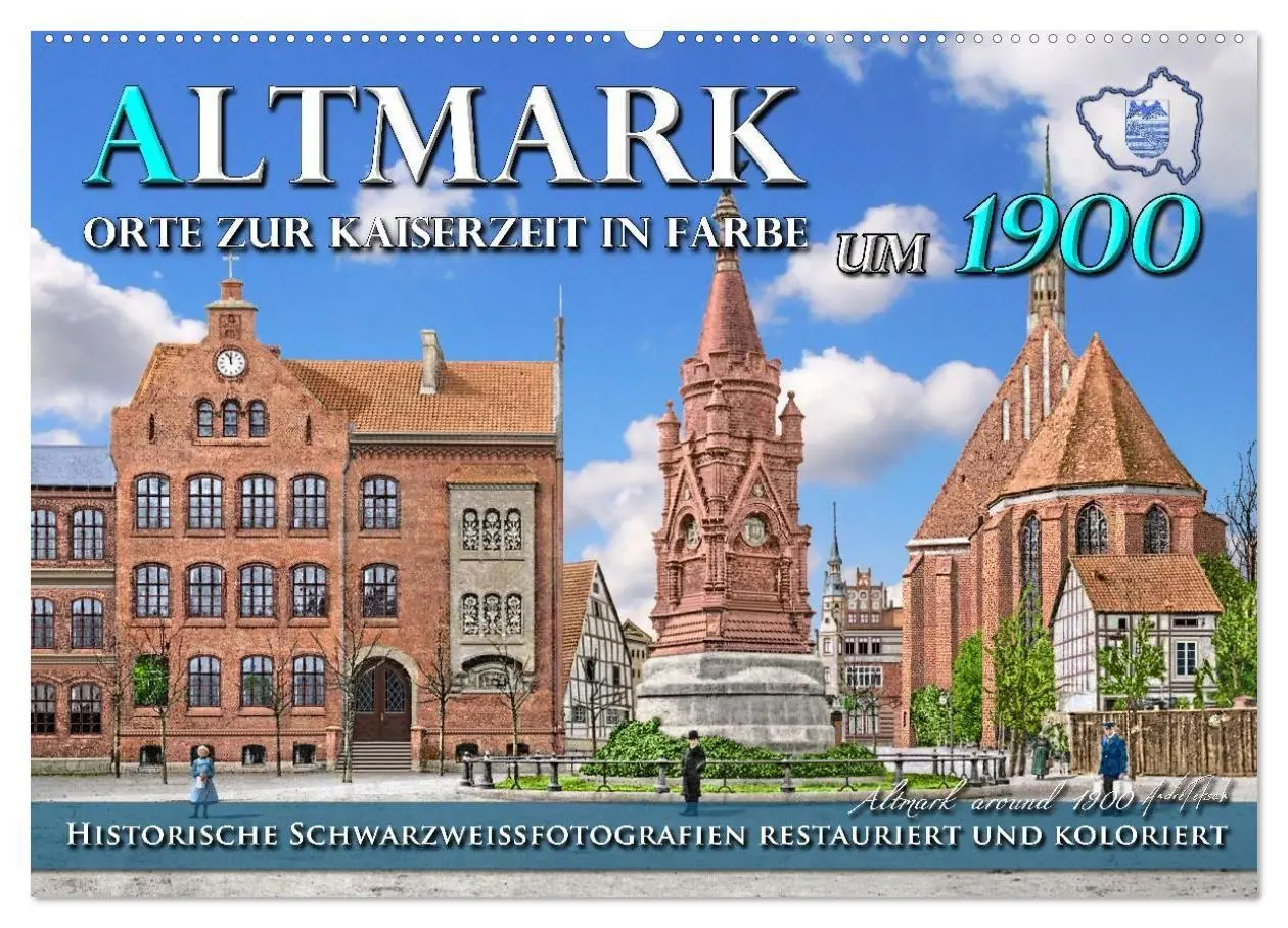 Cover: 9783516711394 | Altmark um 1900 - Orte zur Kaiserzeit in Farbe - kolorierte...