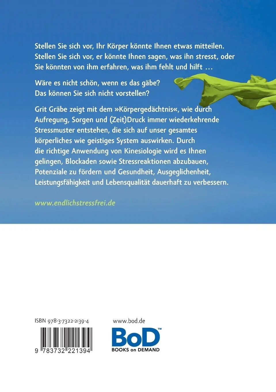 Rückseite: 9783732221394 | Das Körpergedächtnis | Grit Gräbe | Taschenbuch | 148 S. | Deutsch