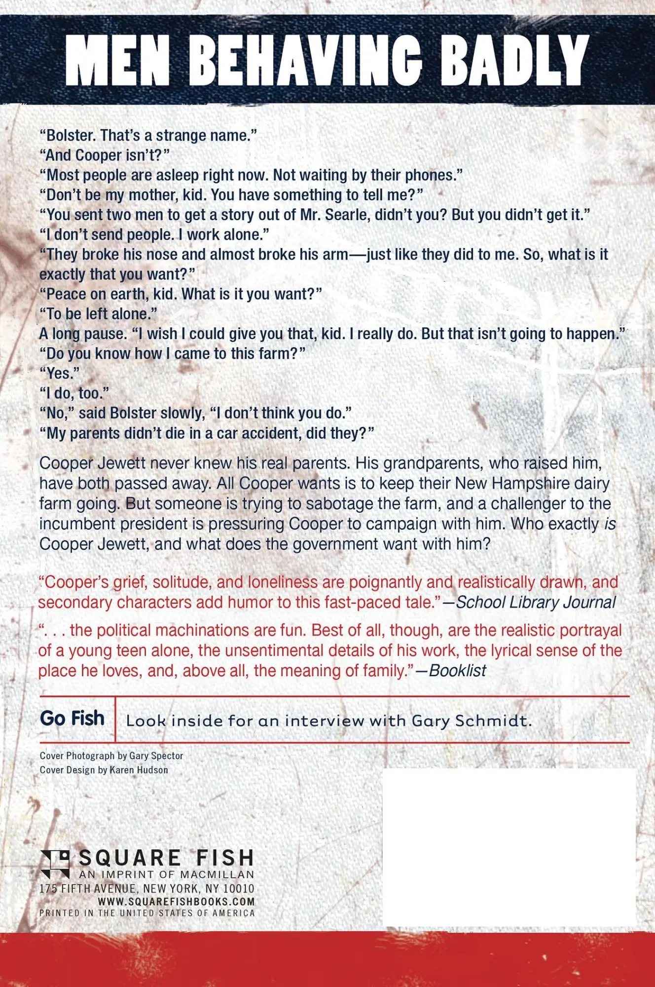 Rückseite: 9780312371494 | First Boy | Gary Schmidt | Taschenbuch | Kartoniert / Broschiert