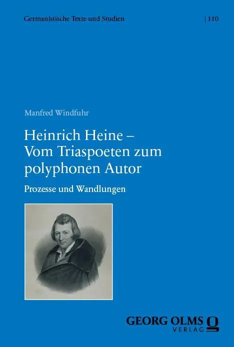 Cover: 9783487171494 | Heinrich Heine - Vom Triaspoeten zum polyphonen Autor | Windfuhr
