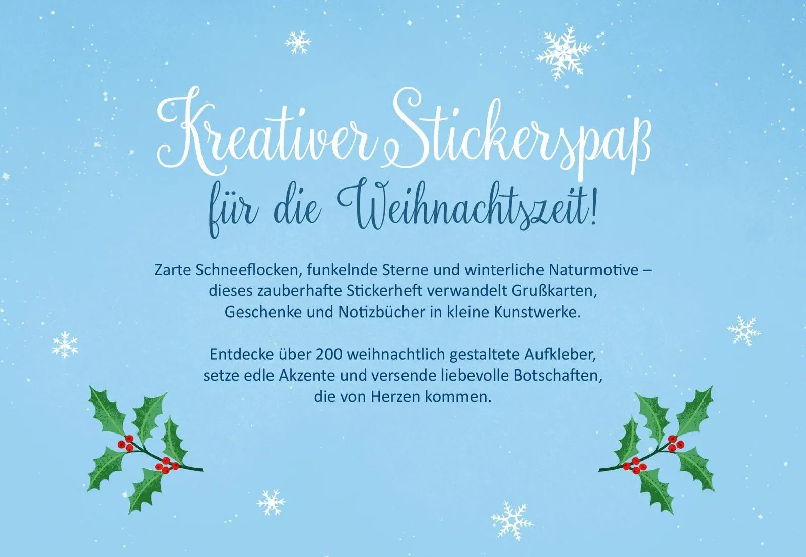 Autor: 4014489141594 | Wundervolle Weihnachtssticker | Über 200 illustrierte Sticker | Kawa