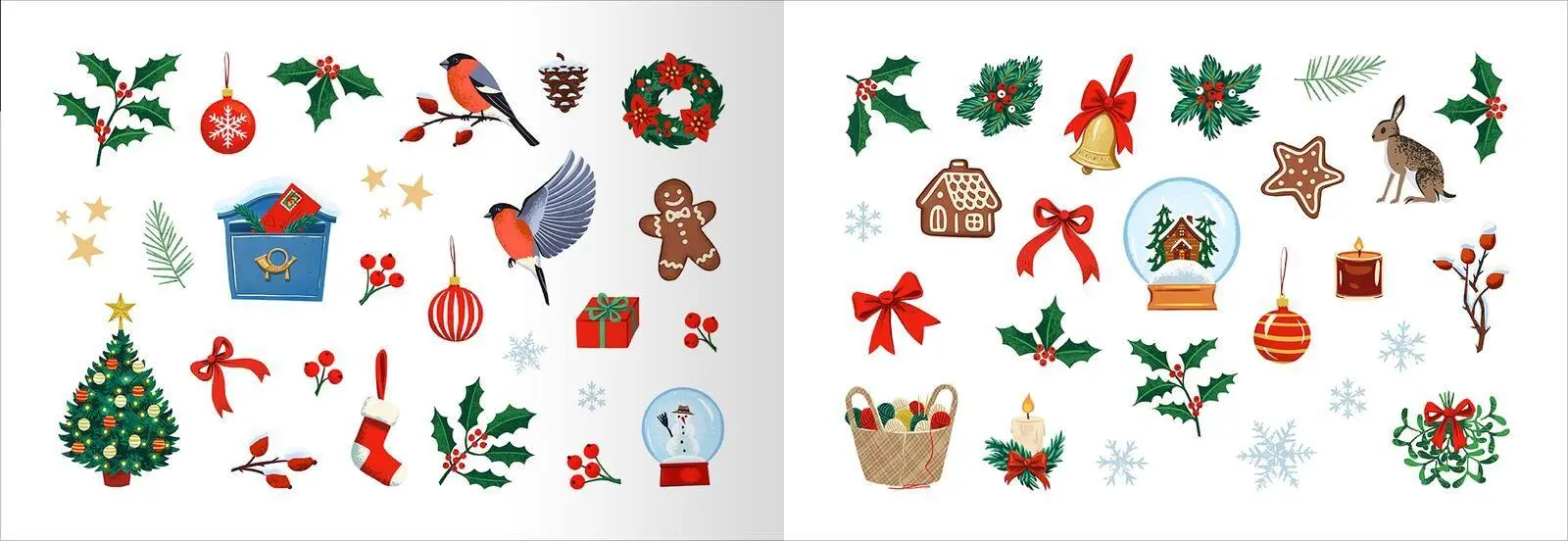 Bild: 4014489141594 | Wundervolle Weihnachtssticker | Über 200 illustrierte Sticker | Kawa