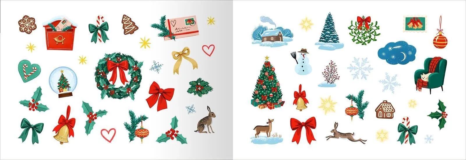 Bild: 4014489141594 | Wundervolle Weihnachtssticker | Über 200 illustrierte Sticker | Kawa