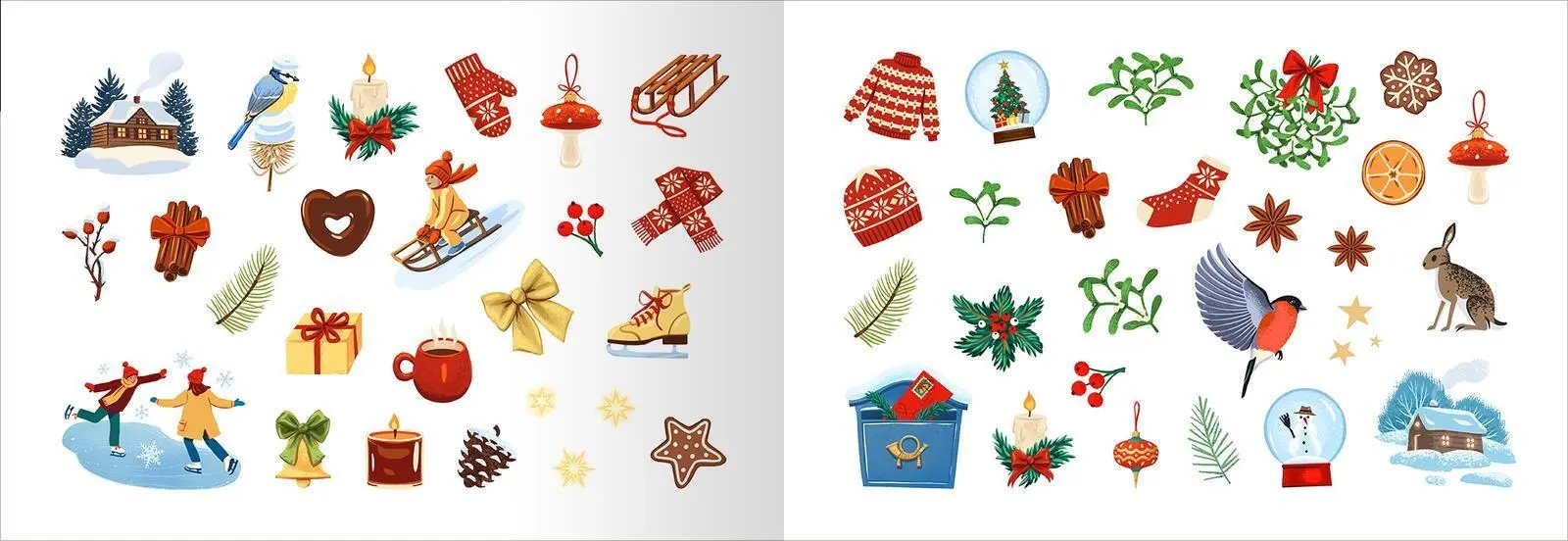 Bild: 4014489141594 | Wundervolle Weihnachtssticker | Über 200 illustrierte Sticker | Kawa