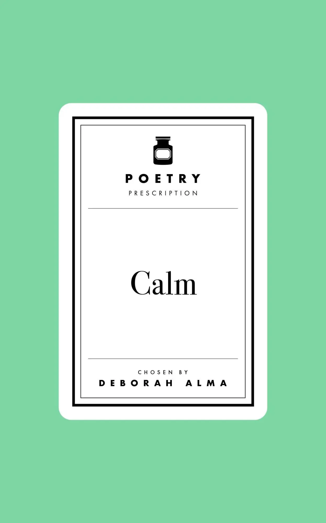 Bild: 9781035061594 | Poetry Prescription: Calm | Deborah Alma | Buch | VIII | Englisch