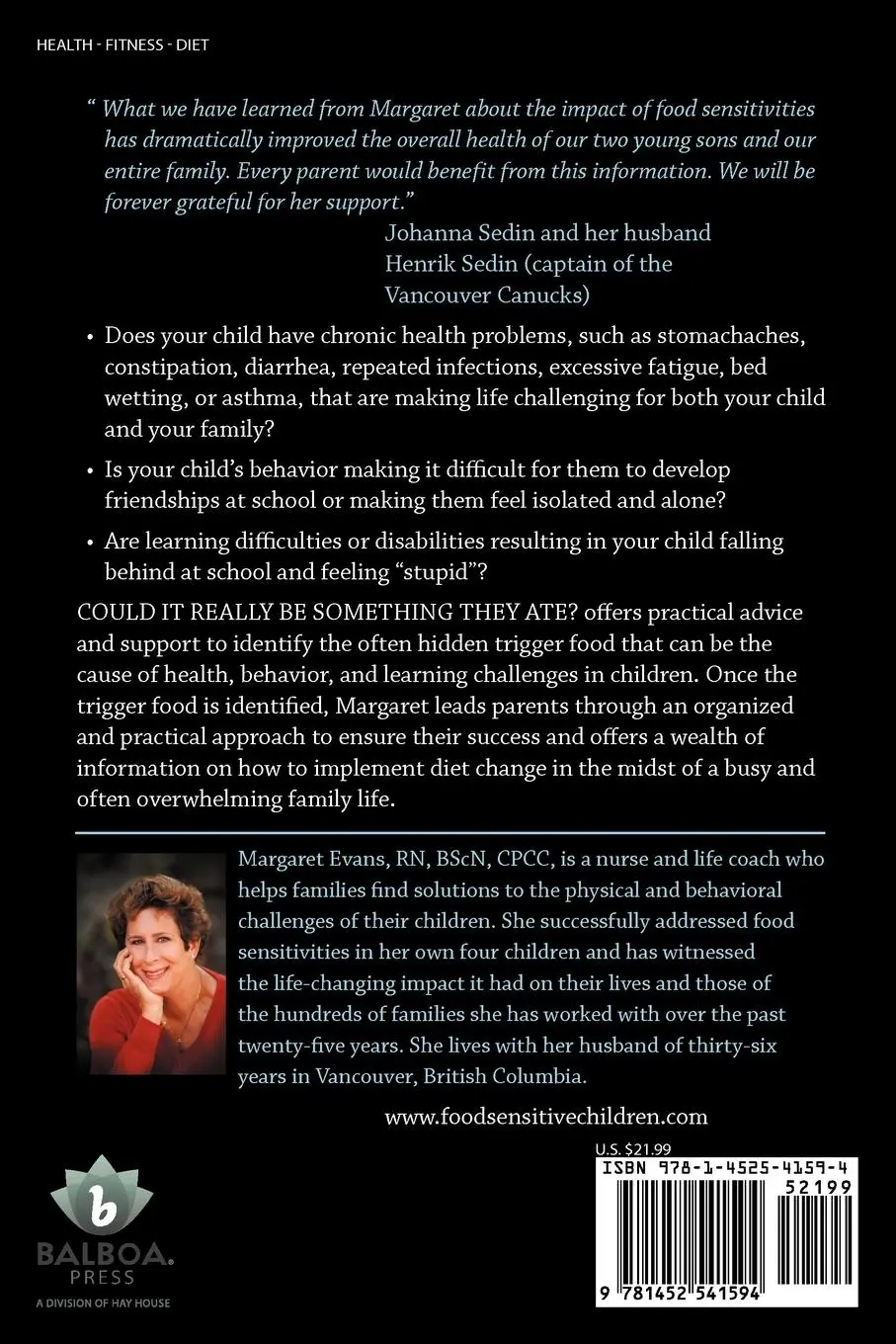 Rückseite: 9781452541594 | Could It Really Be Something They Ate? | Margaret Evans Rn Bscn Cpcc