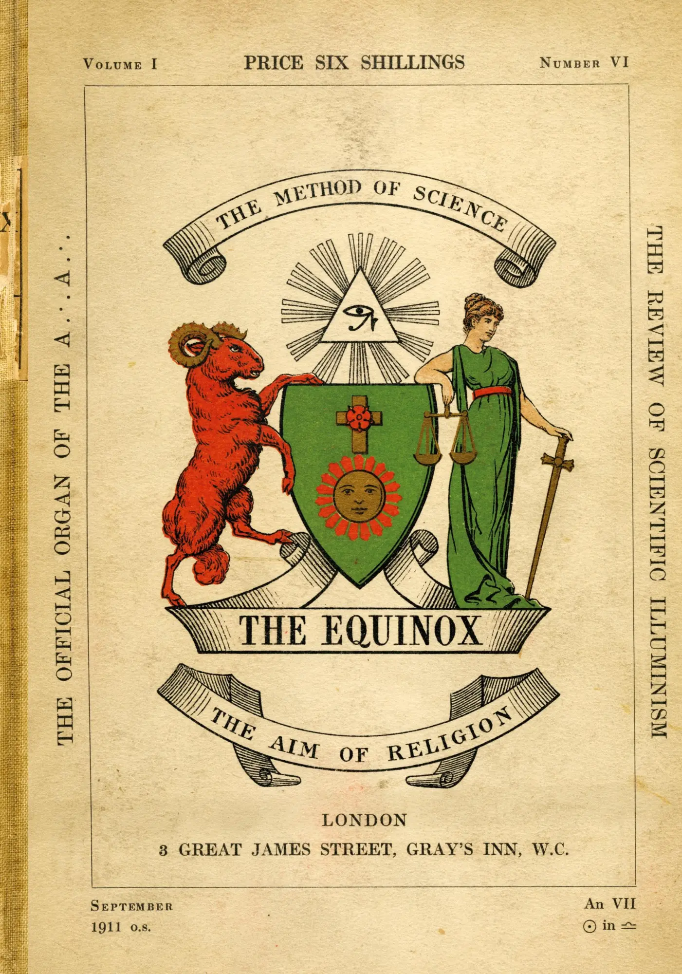 Cover: 9781643161594 | The Equinox | Keep Silence Edition, Vol. 1, No. 6 | Aleister Crowley