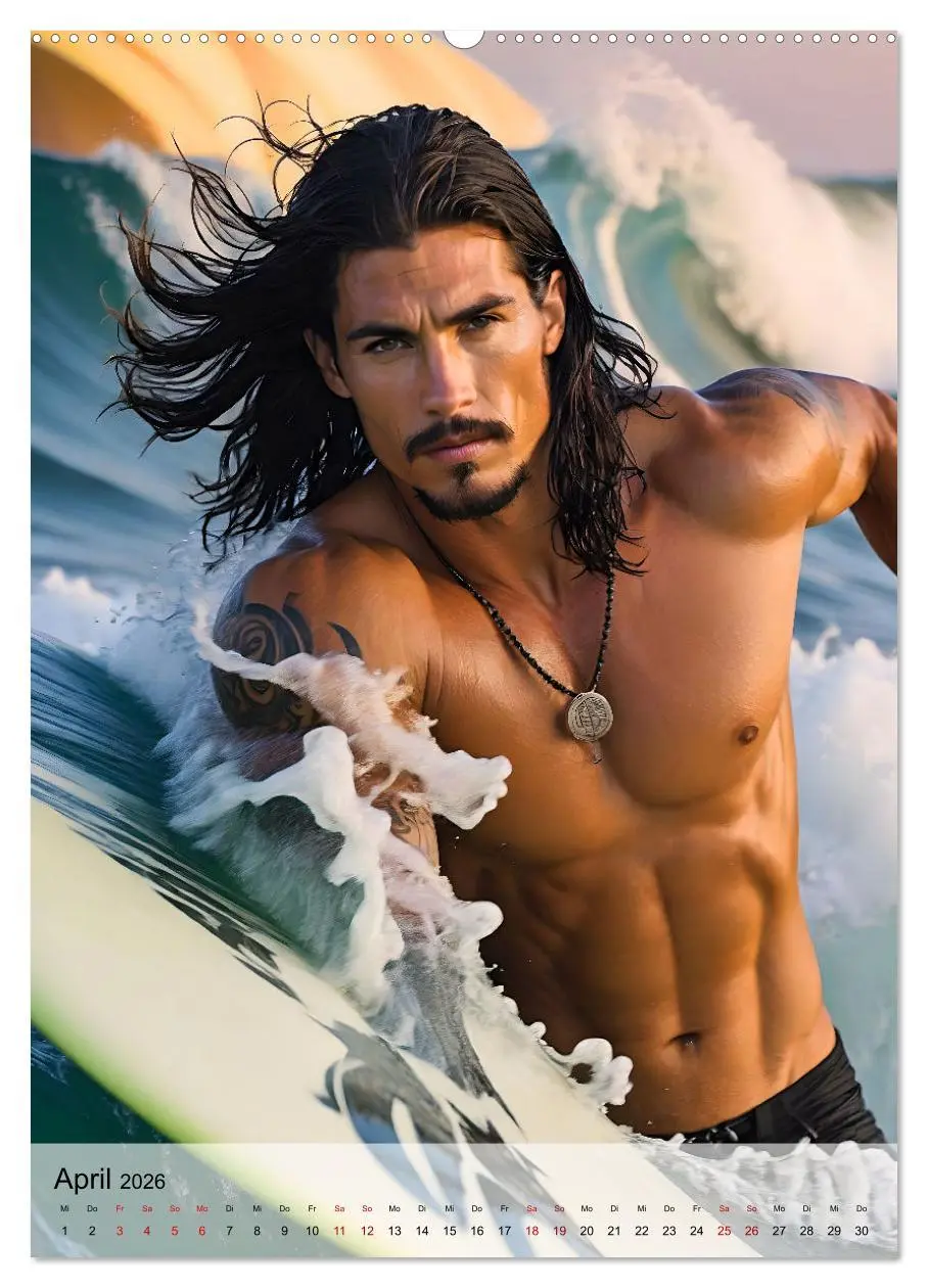 Bild: 9783516241594 | Surferboys - coole Jungs unter heißer Sonne (Wandkalender 2026 DIN...