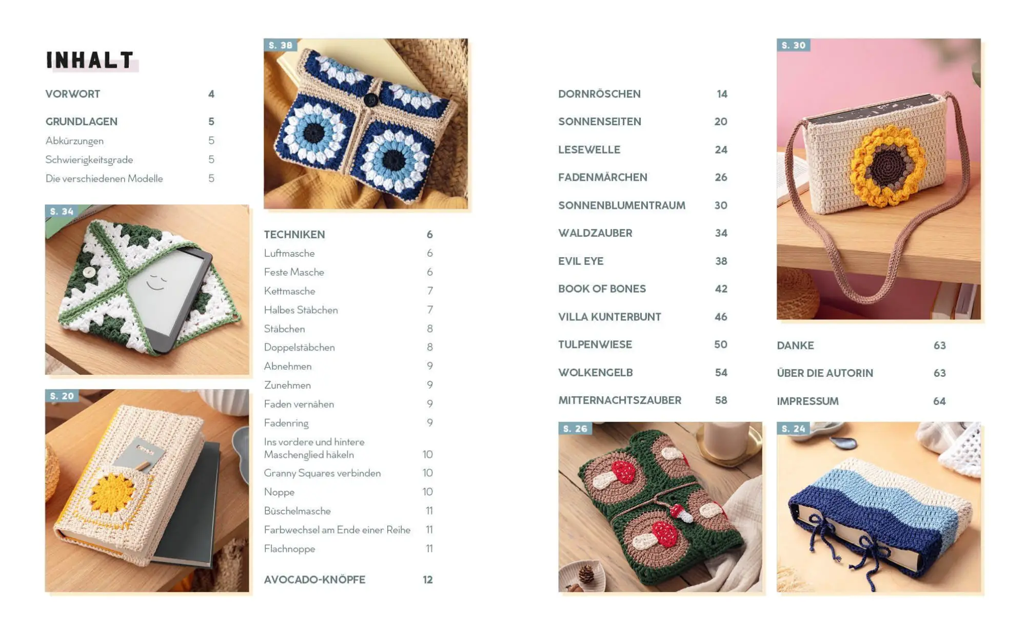 Bild: 9783745931594 | Buchhüllen häkeln - mit crochetinglara | Lara Lenhardt | Taschenbuch