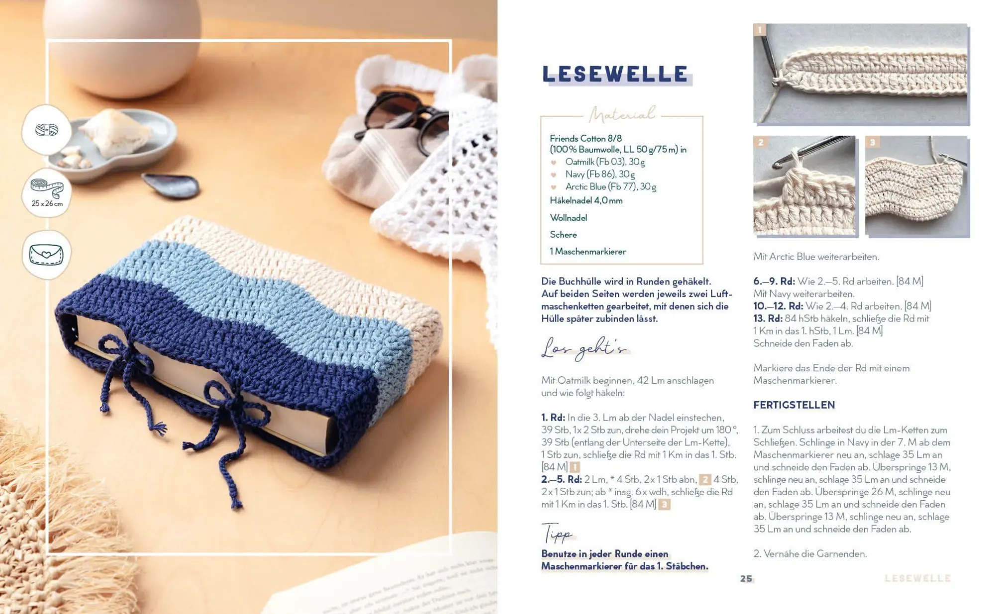 Bild: 9783745931594 | Buchhüllen häkeln - mit crochetinglara | Lara Lenhardt | Taschenbuch