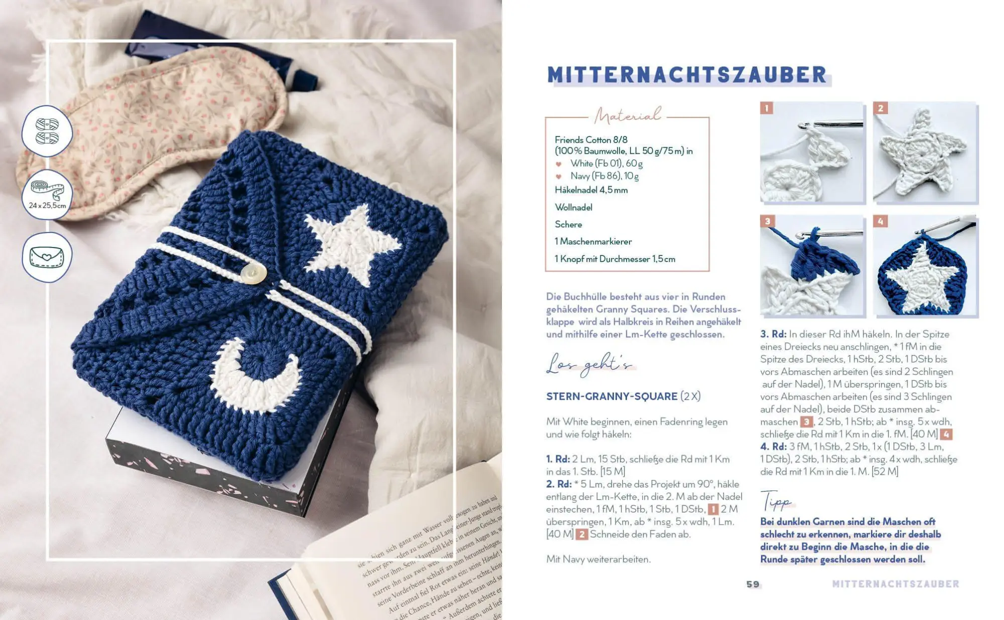Bild: 9783745931594 | Buchhüllen häkeln - mit crochetinglara | Lara Lenhardt | Taschenbuch