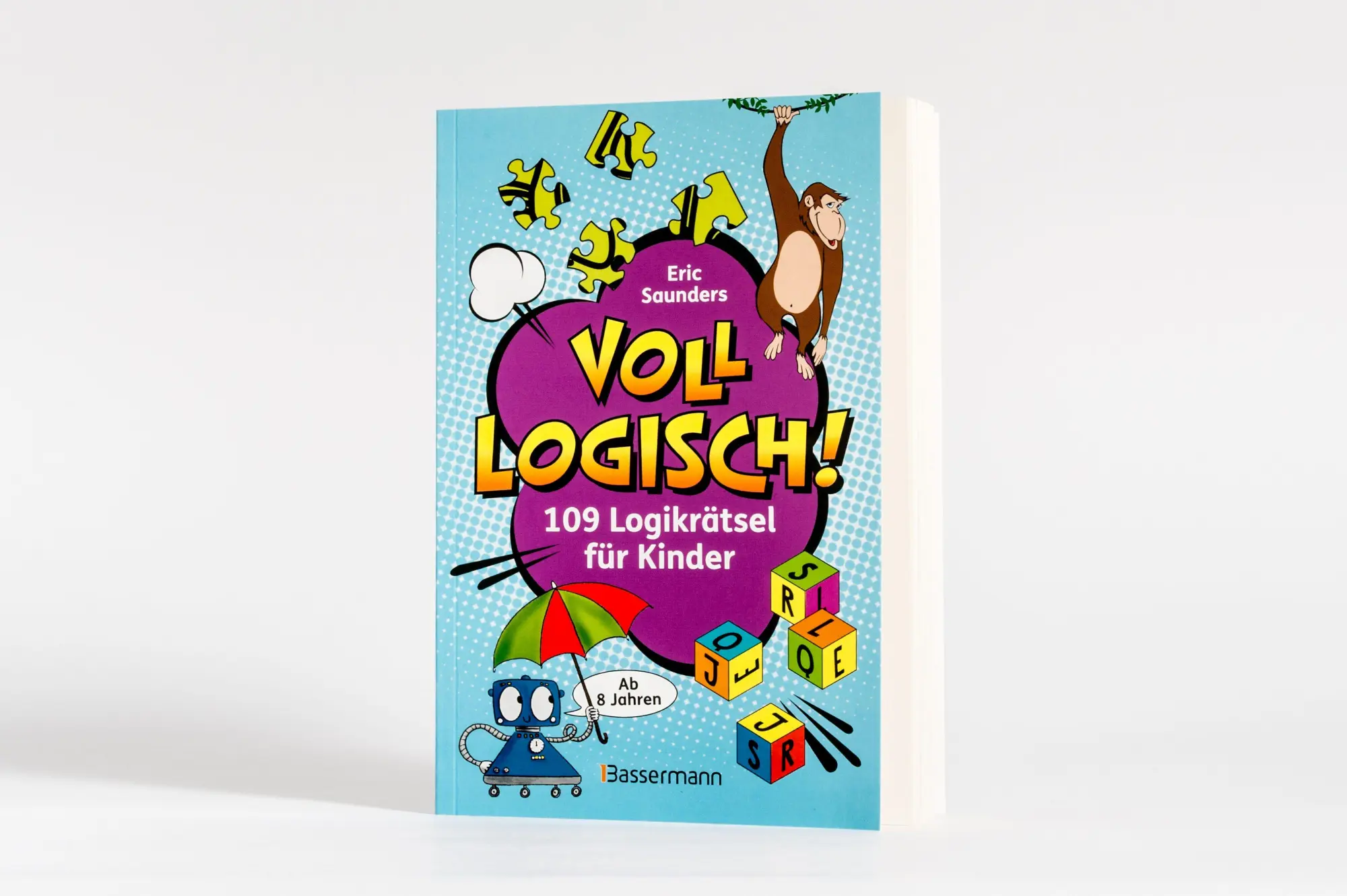 Bild: 9783809451594 | Voll logisch! - 109 Logikrätsel für Kinder. Ab 8 Jahren | Saunders