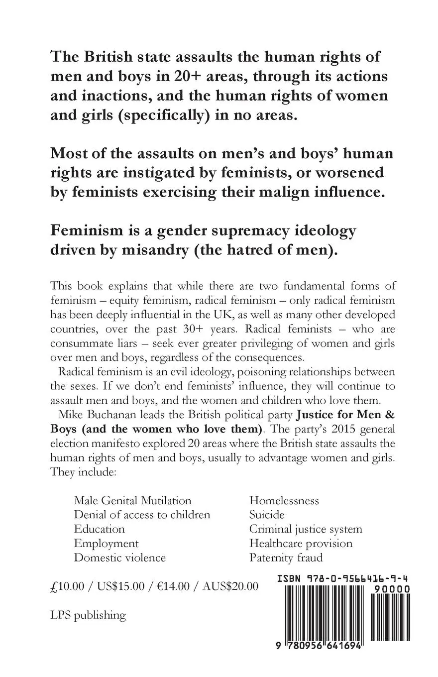 Rückseite: 9780956641694 | Feminism | The Ugly Truth | Mike Buchanan | Taschenbuch | Englisch