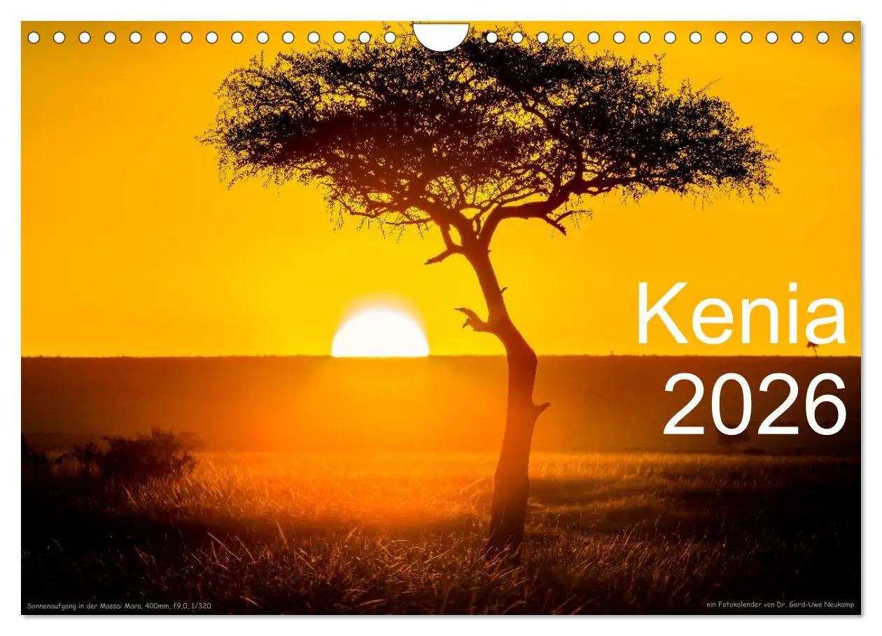 Cover: 9783516161694 | Kenia 2026 (Wandkalender 2026 DIN A4 quer), CALVENDO Monatskalender